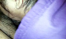 girlfriend slurps cock hungrily in intense sucking session