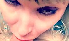 Milf Close-Up Deepthroats Monster Cock Sloppy Spit