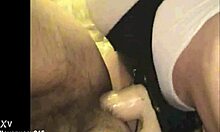 Girlfriend Pegs Bisexual Boyfriend's Ass Deep with Strapon on Bed