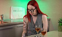 Redhead Step Mom Truth or Dare Game Leads to Rough Titty Fuck Cumshot