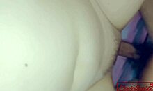 he bends her over rips clothes for doggie then missionary creampie finish