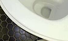 roommate thongs spark crazy hard dick jerk then bathroom fuck