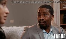 Boss Isiah Maxwell Owns Petite Avery Black's Tight Holes