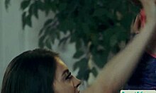 petite lesbian pals lick pussies in steamy threesome seduction