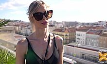 sophie the sultry blonde milf stuffs every hole with eager lust