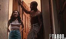 Boss Isiah Maxwell Owns Petite Avery Black's Tight Holes