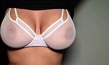 Look at these huge tits bouncing wild in homemade slow-mo compilation!
