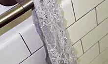 roommate thongs spark crazy hard dick jerk then bathroom fuck