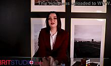 Student in stockings teases feet for your joi cum