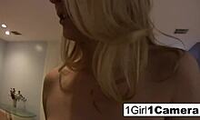 Sexy Natalie Norton Fingers Pussy and Tits in Close-Up Solo Masturbation