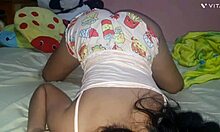 Stepbrother sneaks subtle touches on my private spots when we're home alone together