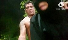 husband takes friend's wife to sex street for flashing cum on big ass