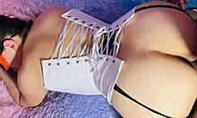 Neighbor's Mexican Wife Takes It Doggy Style