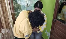 horny indian college girl sneaks private room for boyfriend's big cock assplay