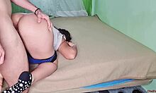 i get so turned on watching latina wife doggystyled hard in bedroom