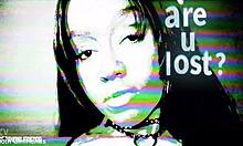 wanna see lily starfire take that rough ebony pounding doggystyle cowgirl deepthroat big tits goth slut style?