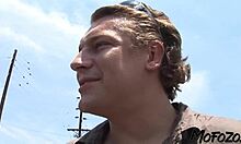 Busty Amateur Facial Blast