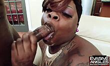 she loves dick from horny friends 😍 dresses in black fishnets 💋 sparkly necklace for epic facial cumshots