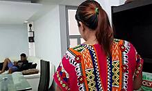 Stepsister's Taboo Punishment Unfolds with Curvy Latina Roommate in Garage Dorm Drama