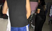 homemade backyard tryst with curvy stepmom in sultry lingerie