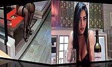 morena loves raw motel quickie doggystyle lick no condom 😈🍆💦 bent over cumshot