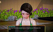 Teen Family Game Turns Erotic with Brunette Tits