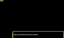 Teen Family Game Turns Erotic with Brunette Tits