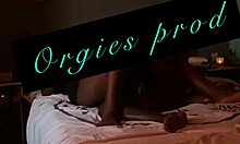 Smooth ebony pussy takes sideways bedroom fuck from bbc lover