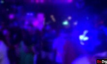 he picked up that skinny student slut fucked her tight holes rough in the nightclub toilet till gaping cum covered