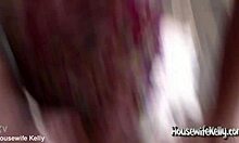 hey watch this spunky wife take monster cock facial cumshot!