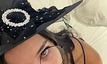 debora prado's witch outfit teases deep cock swallow
