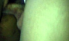 African couple films wild hotel creampie after wedding