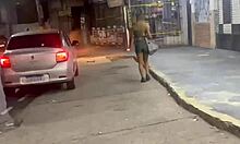 Wife followed then blows stranger hungrily