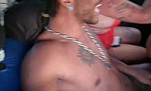 Young Brazilians Go Wild in Moving Car Bareback Orgy