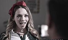 Mature Teacher Pounds Petite Blonde Teen Bent Over Classroom Desk