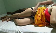 Indian dad fucks son's tight pussy tuition teacher hard in bed