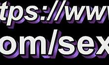 Erotic Milf Strips Stockings Lingerie Flashes Big Natural Tits Solo!