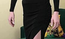 Kit Summers Flaunts Tight Black Lingerie in Photoshoot Part 1