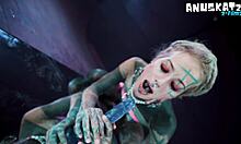 pip the psychedelic hippy dives deep into anal dildo teasing and wild play