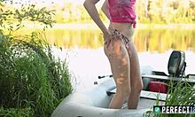 hear 18yo alice flore moan soft as she orgasms hard outdoors