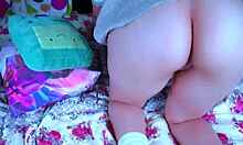 mexican schoolgirl alone gets surprised by hard visitor