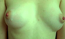 perfect small 18+ tits with puffy pink nipples begging for play