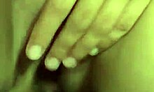 latina cutie in lingerie with blindfold rides cock cowgirl anal creampie but is that vibrator teasing her tight ass?