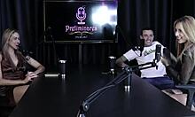 blonde hottie yasmin pariz strips sheer red moans and sucks cock 😍🔥