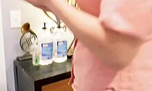 i'm that nerdy redhead olivia x fingering my shaved pussy on sofa then deepthroating dick