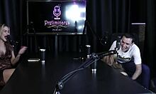 blonde hottie yasmin pariz strips sheer red moans and sucks cock 😍🔥