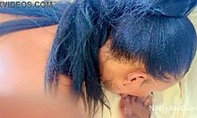 brutal ebony couple delivers harsh spanking and total slave humiliation up close