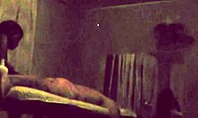 Ebony massage turns interracial deepthroat cowgirl big cock riding caught cam