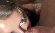 Eden Ivy's ecstatic cum swallow thrill