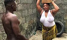 Real Naija Homemade Pornstar Tits Bounce in Outdoor Lingerie Fuck